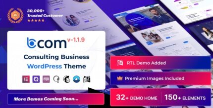 Bcom - Consulting Business WordPress Theme