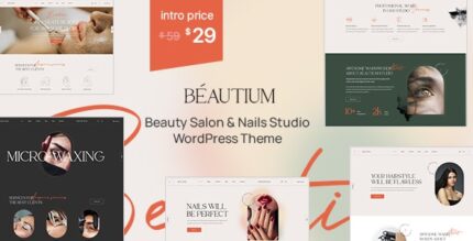 Beautium | Beauty Salon & Nails WordPress Theme