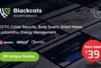 Blackcats - CCTV & Security WordPress Theme