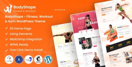 BodyShape - Fitness, Workout & Gym WordPress Theme