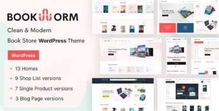 Bookworm - Bookstore & Bookshop WooCommerce Theme