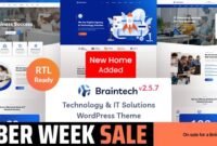 Braintech - Technology & IT Solutions WordPress Theme