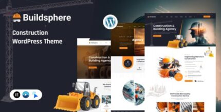 Buildsphere - Construction & Building Agency WordPress Theme