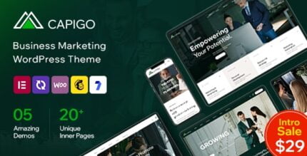 Capigo - Business Marketing WordPress Theme