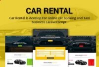 Car Rental - Cab Booking Laravel Script