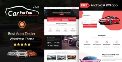 CarForYou- Automotive & Car Dealer WordPress Theme