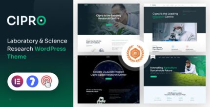 Cipro - Laboratory & Science Research WordPress Theme