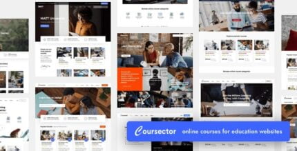 Coursector | Education WordPress