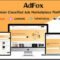 AdFox: Dual-Experience Classified Ads with App-Like Feel on Mobile & Web Interface