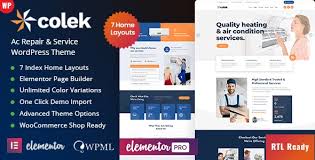 Colek - Air Conditioning & Heating WordPress Theme