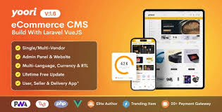 YOORI eCommerce | Single & Multi-Vendor PWA Marketplace CMS
