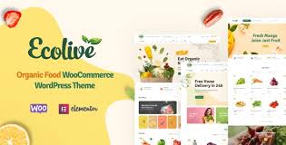 Ecolive - Organic Food WooCommerce WordPress Theme