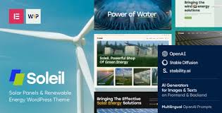 Soleil - Solar Panels & Renewable Energy Theme