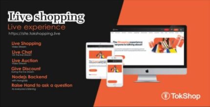 E-commerce Live shopping and Live Auction Web App