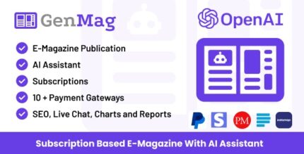 GenMag - E-Magazine with AI Assistant