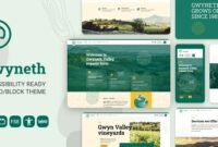 Gwyneth - Accessible Full Site Editing WordPress Block Theme