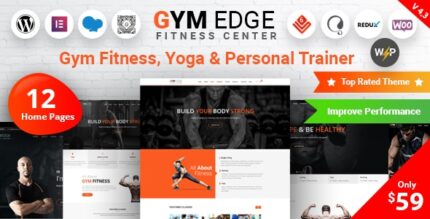 Gym Edge - Fitness WordPress Theme