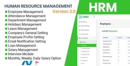 HRMS - Human Resource Management System, ZkTeco BioMetric Time attendance, Salary, Manage employee