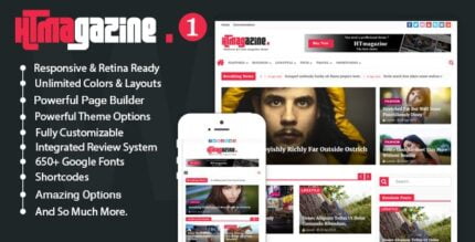 HTmagazine - WordPress Newspaper Magazine Blog Theme