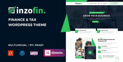 Inzofin – Finance & Tax WordPress Theme