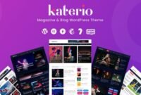 Katerio - Magazine & Blog WordPress Theme