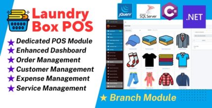 Laundry Box POS and Order Management System | ASP.NET | jQuery