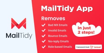 MailTidy - Email List Cleaner SAAS Application