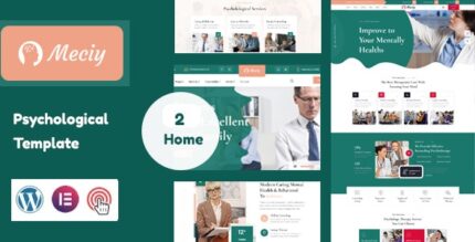 Meciy - Psychologist & Counseling Elementor WordPress Theme