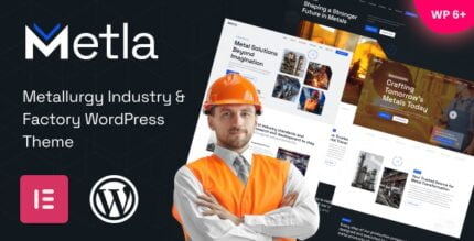 Metla - Metallurgy Industry & Factory WordPress Theme