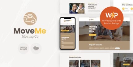 MoveMe | Moving & Storage Relocation Company WordPress Theme