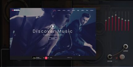 Muziq - Music Band & Musician WordPress Theme