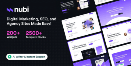 Nubi - Digital Marketing & SEO WordPress Theme