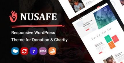 Nusafe | Responsive WordPress Theme for Donation & Charity