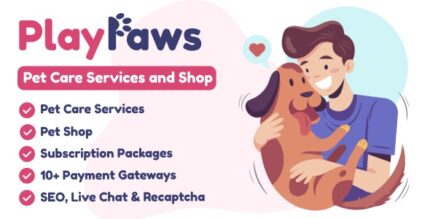 PlayPaws - Pet Care Services and Shop