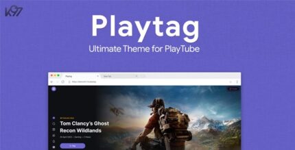 Playtag - The Ultimate PlayTube Theme