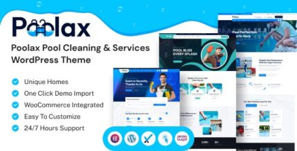 Poolax – Pool Cleaning & Services WordPress Theme