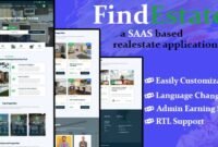 FindEstate - Laravel Real Estate Listing CMS with SaaS