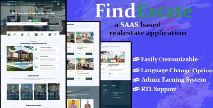 FindEstate - Laravel Real Estate Listing CMS with SaaS