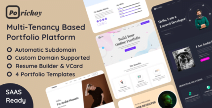 Porichoy - Multitenancy Based Portfolio Builder Platform (SAAS)