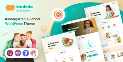 Kindedo - Kindergarten & School WordPress Theme + RTL With Lifetime Update.