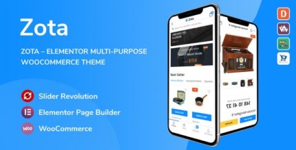 Zota - Elementor Multi-Purpose WooCommerce Theme