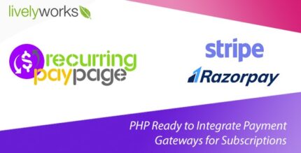 Recurring PayPage - PHP Ready to Integrate Payment Gateways for Subscriptions