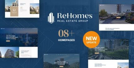 Rehomes - Real Estate Group WordPress Theme