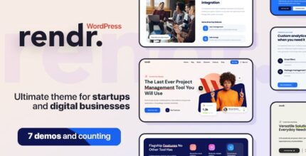 Rendr - Tech Startup & Business WordPress Theme