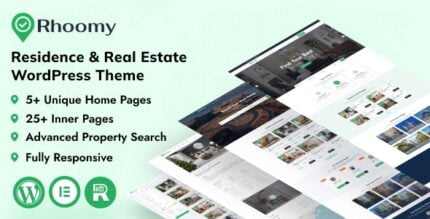 Rhoomy – Real Estate WordPress Listing Theme