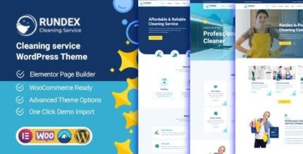 Rundex - Cleaning Services WordPress Theme