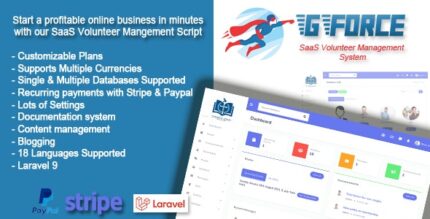 SaaS Volunter Management System - GForce