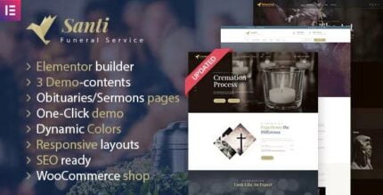 Santi - Funeral Home WordPress Theme