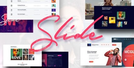 Slide - Music WordPress Theme