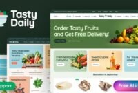 Tasty Daily - Grocery Store & Food WooCommerce Theme